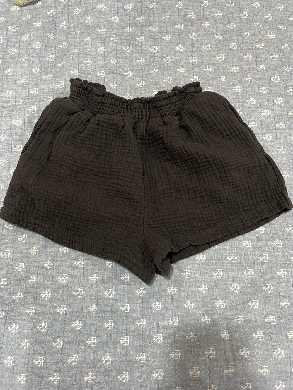 Billabong Black High-Waist Gauze Shorts